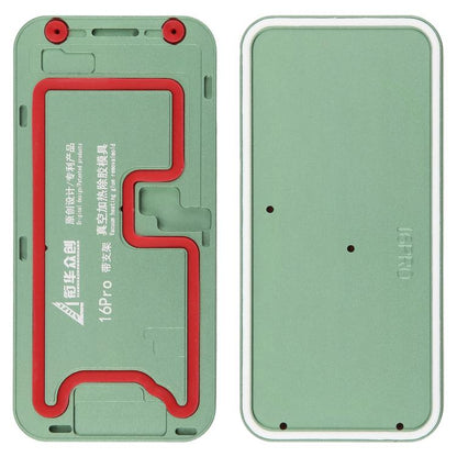 LCD Screen Frame Vacuum Heating Glue Removal Mold with Holder, For iPhone 16 Pro Max, For iPhone 16 Pro, For iPhone 16 Plus, For iPhone 16, For iPhone 15 Pro Max, For iPhone 15 Pro, For iPhone 15 Plus, For iPhone 15, For iPhone 14 Plus, For iPhone 14