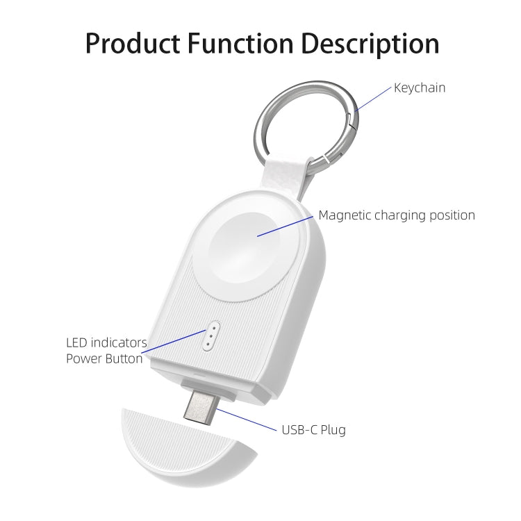 For Apple Watch / AirPods Series U20A Portable Magnetic Wireless Charger, U20A