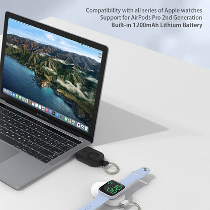 For Apple Watch / AirPods Series U20A Portable Magnetic Wireless Charger, U20A