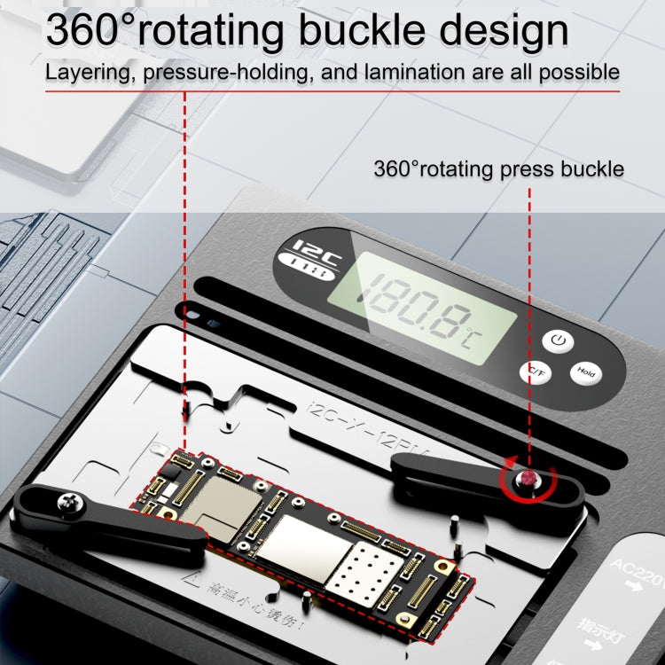 i2C T18 LCD Display PCB Motherboard Layered Desoldering Station For iPhone X-15 Pro Max with Glue Removal Module, For iPhone X-15 Pro Max Module+Glue Removal Module