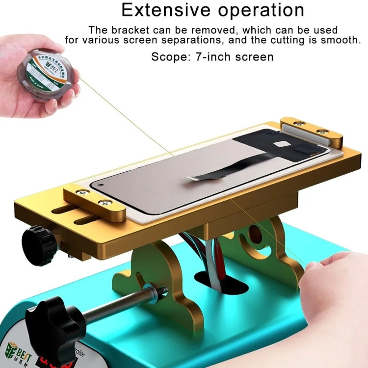 BEST B-918B 7 inch Multi-function Mobile Phone Screen Rotary Separator, US Plug, EU Plug