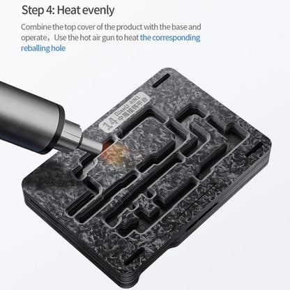 Qianli Magnetic Middle Layer BGA Reballing Platform, For iPhone 15 Series, For iPhone 14 Series