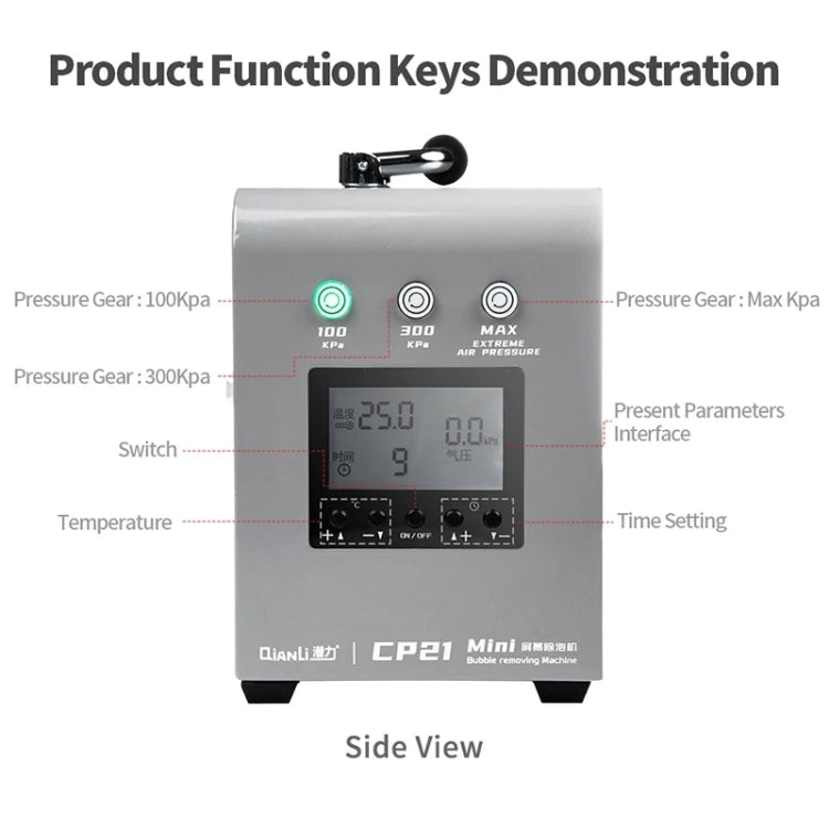 Qianli CP21 Mini LCD Screen Bubble Removing Machine, Qianli CP21 Mini, EU Plug