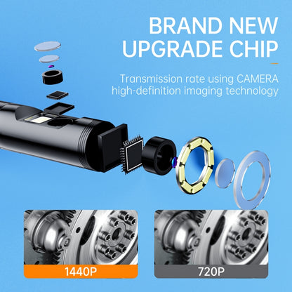 AN112 8mm Double Lenses HD Industry Endoscope Type-C + Micro USB + 8 Pin Connection, 1m Soft Tube, 2m Soft Tube, 3.5m Soft Tube, 5m Soft Tube, 10m Soft Tube
