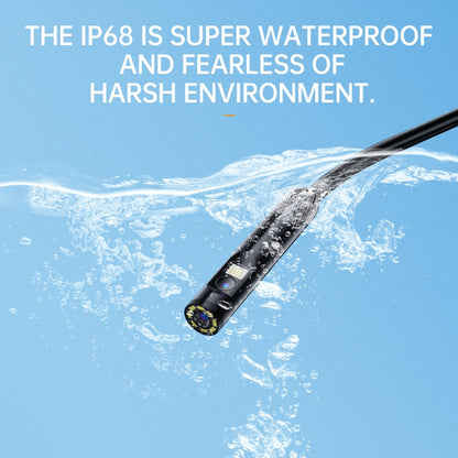 AN112 8mm Double Lenses HD Industry Endoscope Type-C + Micro USB + 8 Pin Connection, 1m Hard Tube, 2m Hard Tube, 3.5m Hard Tube, 5m Hard Tube, 10m Hard Tube