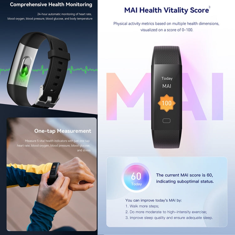 S5-4 Smart Bracelet IP68 Waterproof Heart Rate Sport Fitness Tracker Smart Watch
