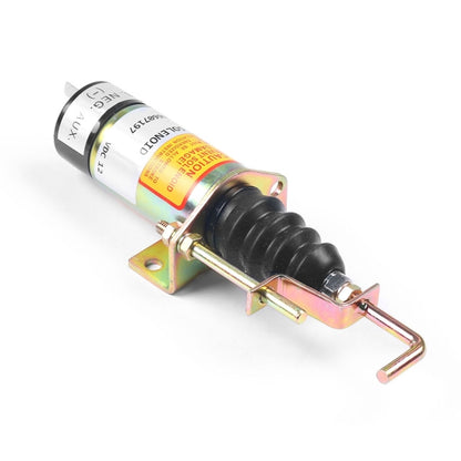 Lister Petter 24V Engine Flameout Solenoid Valve with Magnetic 366-07198, 24V