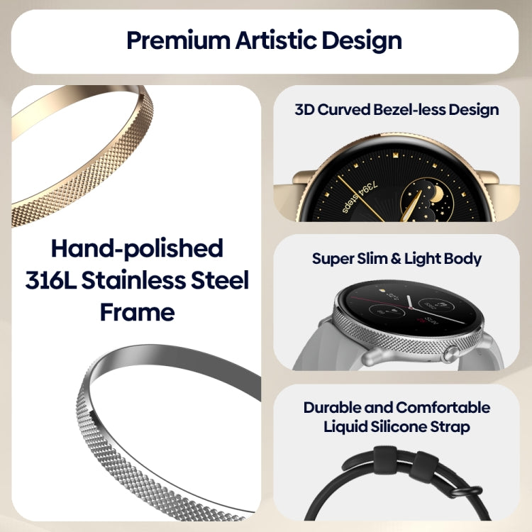 Zeblaze GR 3 Pro 1.43 inch Screen Voice Calling Smart Watch, Support Heart Rate / Blood Pressure / Blood Oxygen