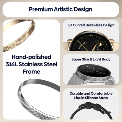 Zeblaze GR 3 Pro 1.43 inch Screen Voice Calling Smart Watch, Support Heart Rate / Blood Pressure / Blood Oxygen