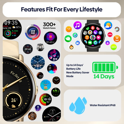 Zeblaze GR 3 Pro 1.43 inch Screen Voice Calling Smart Watch, Support Heart Rate / Blood Pressure / Blood Oxygen
