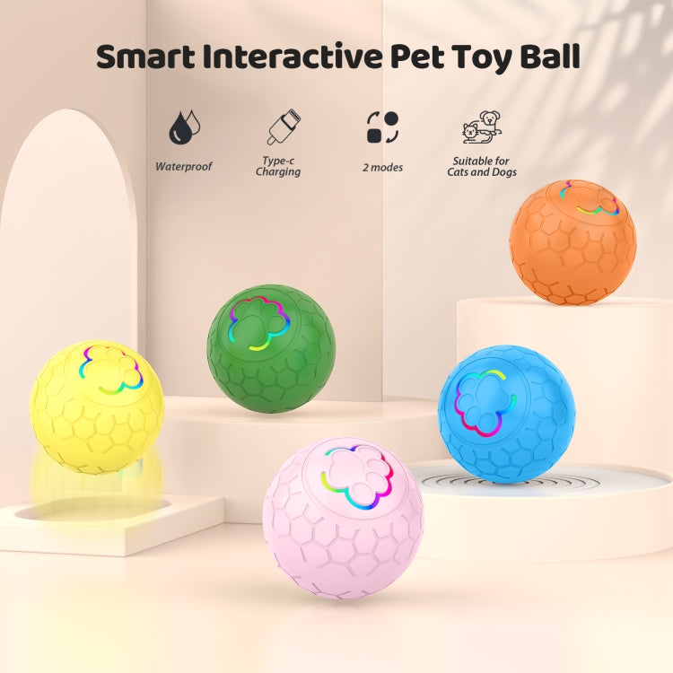 O5 Smart Pet Cat Toy Ball Luminous Yo-Yo Diameter 2.4 inches Standalone Version