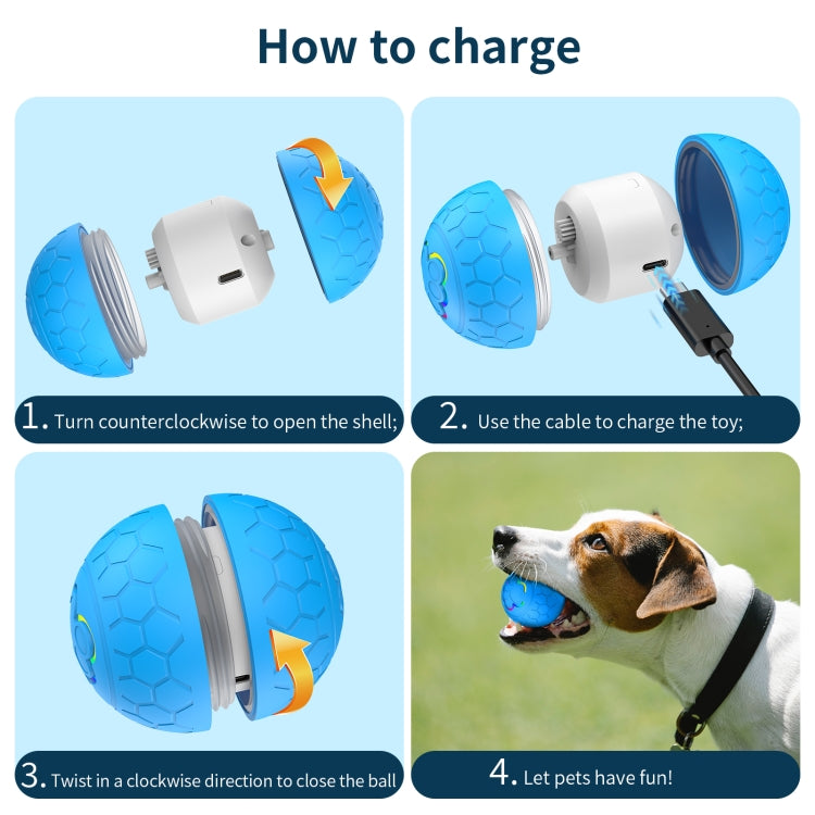 O5 Smart Pet Cat Toy Ball Luminous Yo-Yo Diameter 2.4 inches Standalone Version