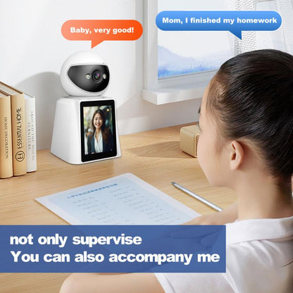 Srihome SH053 4MP 2.8 inch IPS Screen Smart Video Calling IP Camera Baby Monitor, EU Plug, US Plug, UK Plug, AU Plug