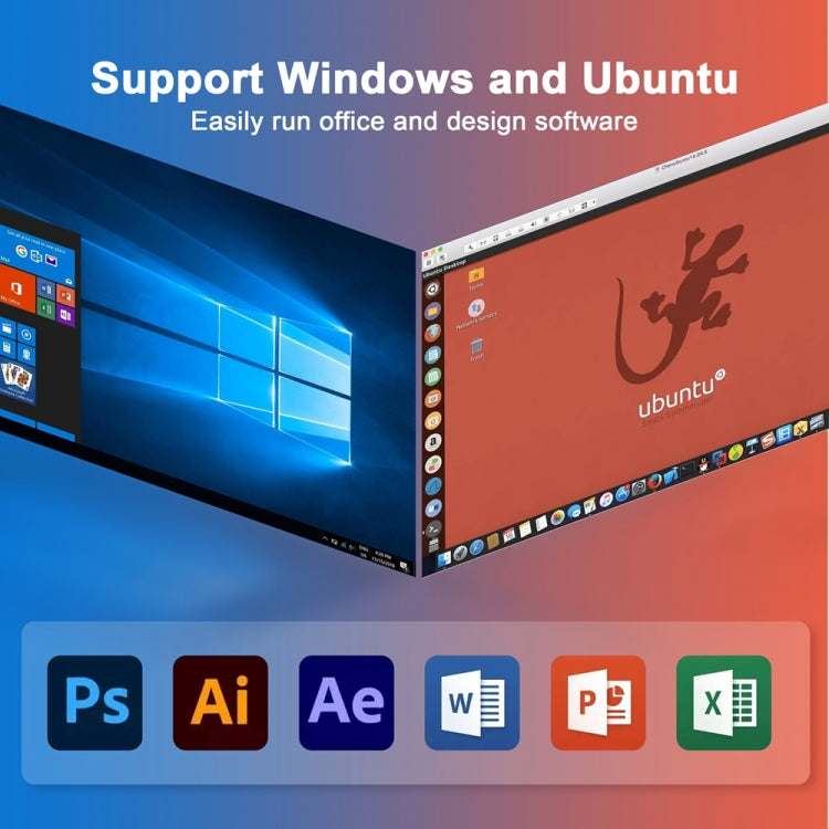 GXMO U58 Windows 11 AMD Ryzen 7-5825U 8 Core Processor Mini Computer, Without RAM & SSD, 16GB+512GB
