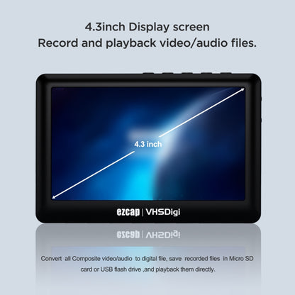 Ezcap 180 VHSDigi 4.3 inch Screen Video Capture Recording Box, Ezcap 180