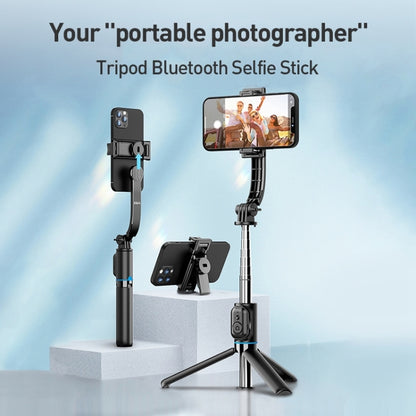 ZGA S01 Bluetooth Remote Control Detachable Tripod Selfie Stick, S01