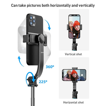 ZGA S01 Bluetooth Remote Control Detachable Tripod Selfie Stick, S01