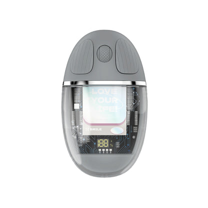 ZGA Colorful Transparent Dual Mode Wireless 2.4G + Bluetooth 5.0 Mouse
