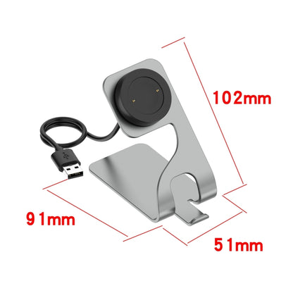 Portable Aluminum Alloy Magnetic Charger Holder with Chip Protection, For Honor Watch 5