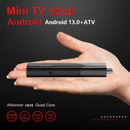 M98-Y10 Allwinner H618 Quad-Core ARM Cortex A53 6K HD Android TV Stick, 2GB+16GB