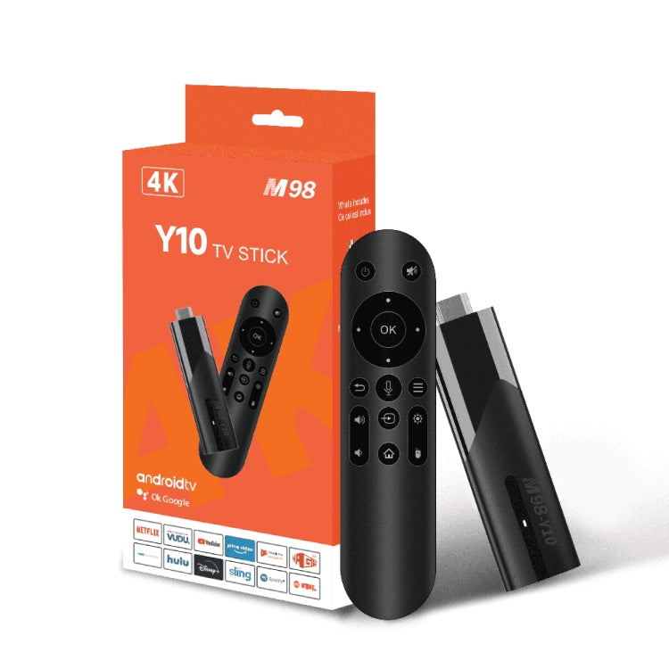 M98-Y10 Allwinner H618 Quad-Core ARM Cortex A53 6K HD Android TV Stick, 2GB+16GB