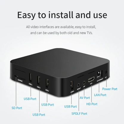 MXQ Pro RK3228A Quad-Core CPU 4K HD Network Set-Top Box, 2GB+16GB