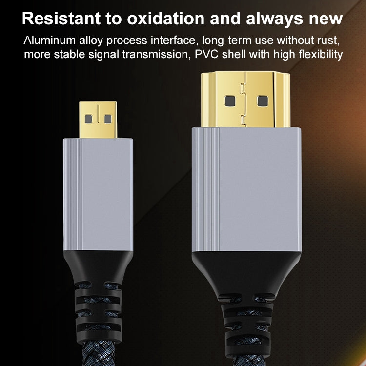 HDTV to Micro HDTV 4K 120Hz Computer Digital Camera HD Video Adapter Cable, 0.3m, 1m, 1.5m, 2m, 3m, 5m, 10m