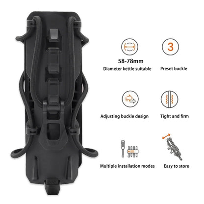 For 25mm Tube Diameter Motorcycle Modified Bumper Drink Water Cup Holder, Motorcycle Bumper Drink Cup Holder