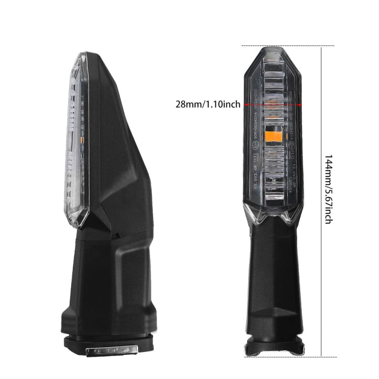 For Kawasaki Versys 650 Z1000R Motorcycles LED Turn Signal Light, For Kawasaki Versys 650 (Transparent), For Kawasaki Versys 650 (Black)