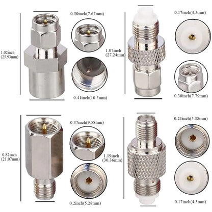 4 in 1 SMA to FME Adapter Set, 4 in 1 SMA to FME