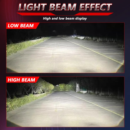 T01 1 Pair 3 inch Car Bifocal LED Lens Headlight, Left Driving, T01