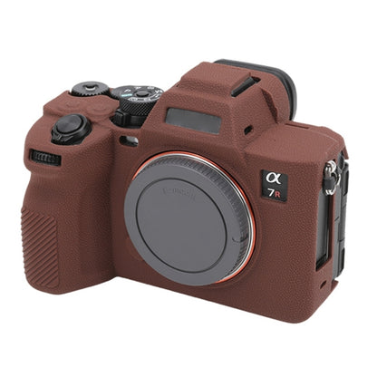 Litchi Texture Soft Silicone Protective Case, For Sony ILCE7RM5 / A7R5