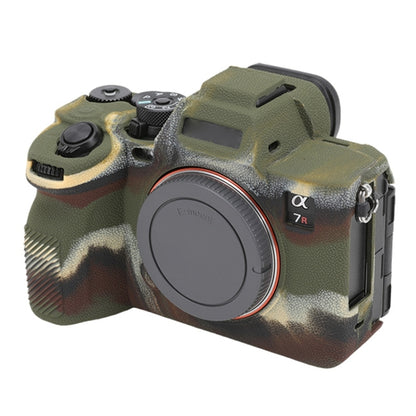 Litchi Texture Soft Silicone Protective Case, For Sony ILCE7RM5 / A7R5