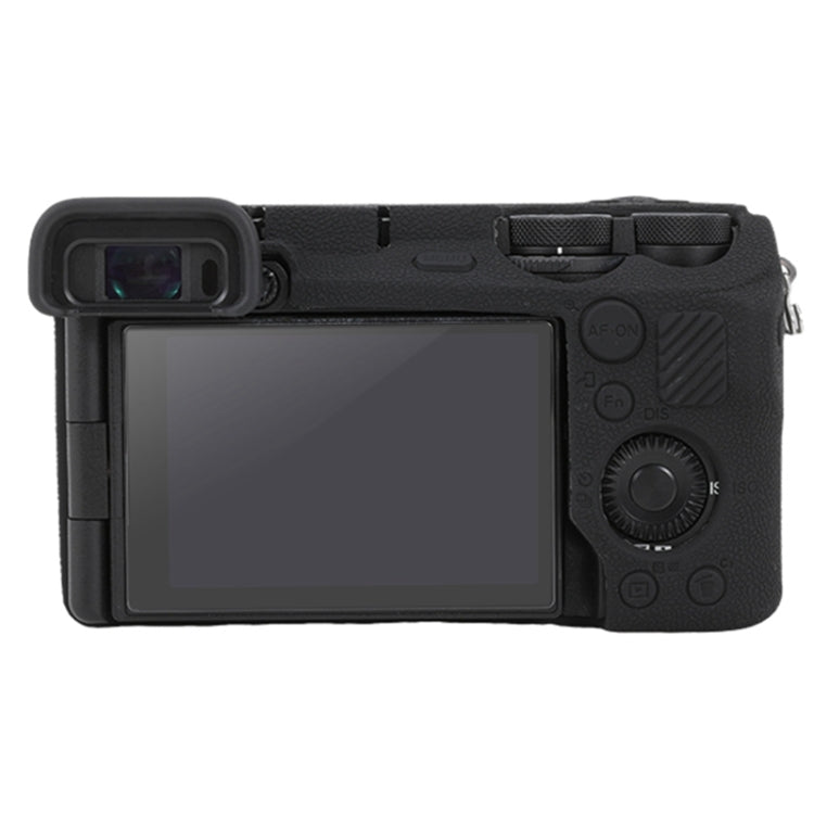 Litchi Texture Soft Silicone Protective Case, For Sony ILCE-6700 / A6700, For Sony ILCE-7CM2 / A7C II / A7CR