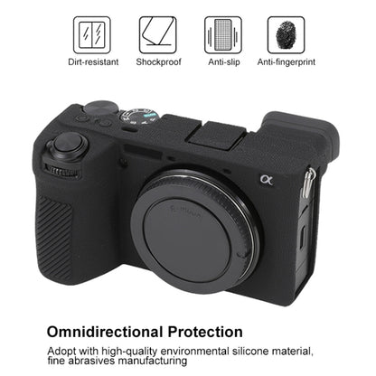 Litchi Texture Soft Silicone Protective Case, For Sony ILCE-6700 / A6700, For Sony ILCE-7CM2 / A7C II / A7CR