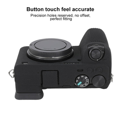 Litchi Texture Soft Silicone Protective Case, For Sony ILCE-6700 / A6700, For Sony ILCE-7CM2 / A7C II / A7CR