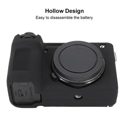 Litchi Texture Soft Silicone Protective Case, For Sony ILCE-6700 / A6700, For Sony ILCE-7CM2 / A7C II / A7CR