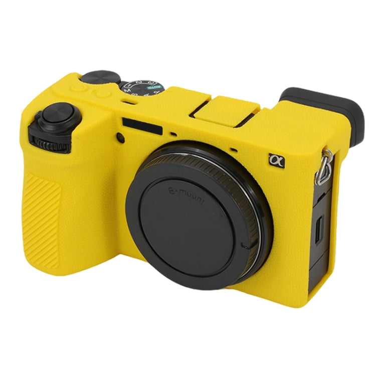 Litchi Texture Soft Silicone Protective Case, For Sony ILCE-6700 / A6700, For Sony ILCE-7CM2 / A7C II / A7CR