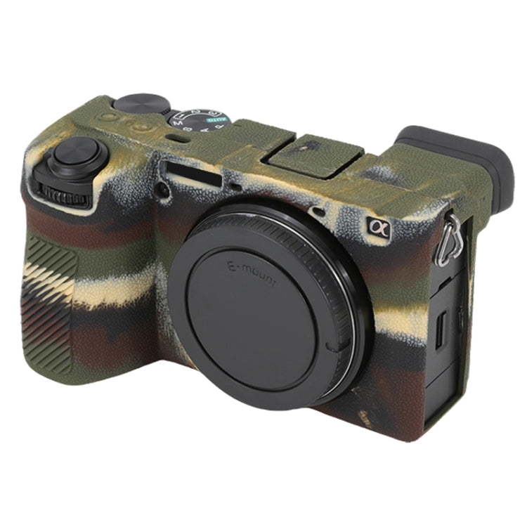 Litchi Texture Soft Silicone Protective Case, For Sony ILCE-6700 / A6700, For Sony ILCE-7CM2 / A7C II / A7CR