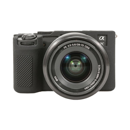 Litchi Texture Soft Silicone Protective Case, For Sony ILCE-6700 / A6700, For Sony ILCE-7CM2 / A7C II / A7CR