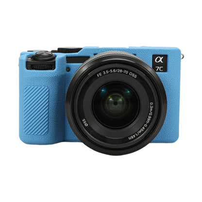 Litchi Texture Soft Silicone Protective Case, For Sony ILCE-6700 / A6700, For Sony ILCE-7CM2 / A7C II / A7CR
