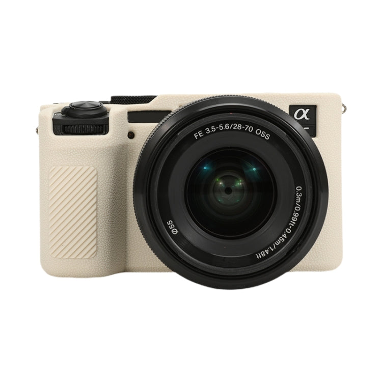 Litchi Texture Soft Silicone Protective Case, For Sony ILCE-6700 / A6700, For Sony ILCE-7CM2 / A7C II / A7CR