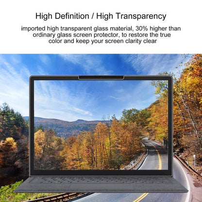 9H 0.3mm Explosion-proof Tempered Glass Film, For Microsoft Surface Laptop 13 inch, For Microsoft Surface Laptop 7 15 inch, For Microsoft Surface Laptop 7 13.8, For Microsoft Surface Laptop 6 15, For Microsoft Surface Laptop 6 13.5