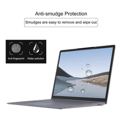 2pcs 9H 0.3mm Explosion-proof Tempered Glass Film, For Microsoft Surface Laptop 13 inch, For Microsoft Surface Laptop 7 15 inch, For Microsoft Surface Laptop 7 13.8, For Microsoft Surface Laptop 6 15, For Microsoft Surface Laptop 6 13.5
