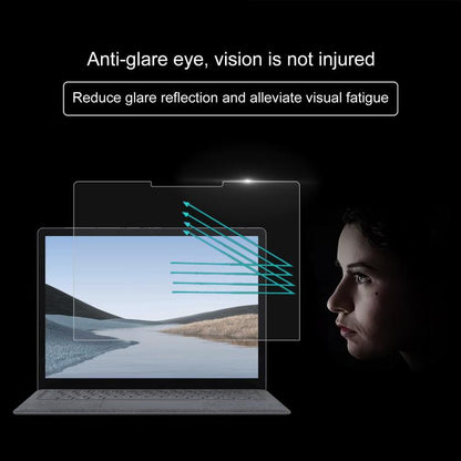 2pcs 9H 0.3mm Explosion-proof Tempered Glass Film, For Microsoft Surface Laptop 13 inch, For Microsoft Surface Laptop 7 15 inch, For Microsoft Surface Laptop 7 13.8, For Microsoft Surface Laptop 6 15, For Microsoft Surface Laptop 6 13.5