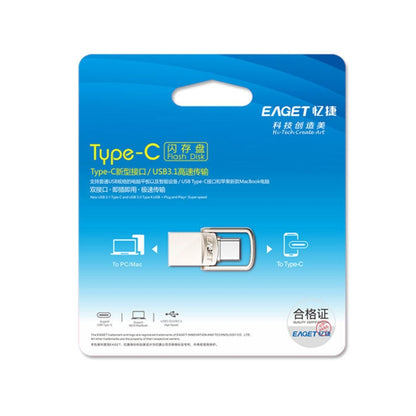 USB 3.1 + USB-C Interface Metal Twister Flash U Disk, Standard, 128G