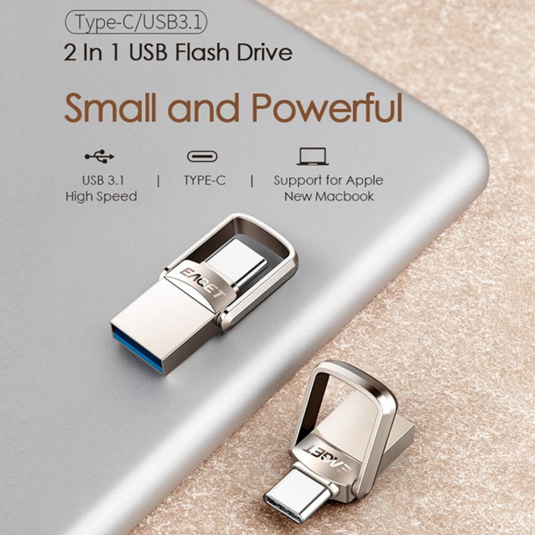 USB 3.1 + USB-C Interface Metal Twister Flash U Disk, Standard, 128G