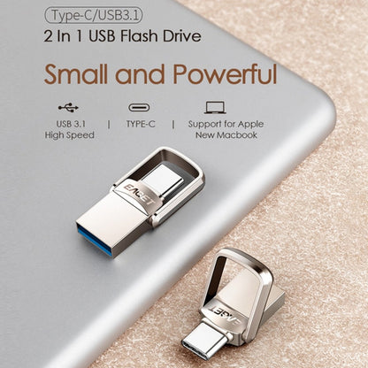 USB 3.1 + USB-C Interface Metal Twister Flash U Disk, Standard, 128G