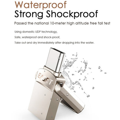 USB 3.1 + USB-C Interface Metal Twister Flash U Disk, Standard, 128G