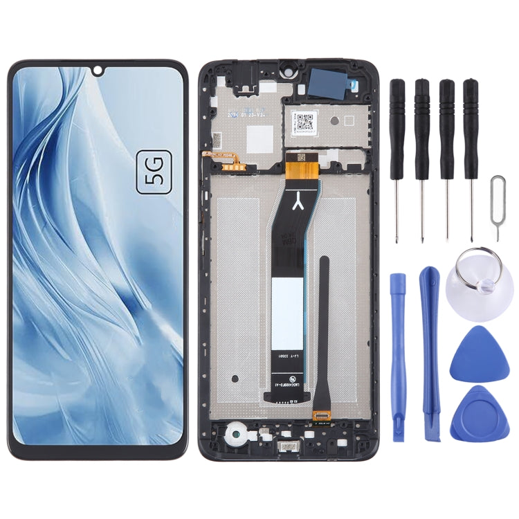 Original IPS Material LCD Screen Digitizer Full Assembly with Frame, For Xiaomi Poco C61, For Xiaomi Poco M6 5G, For Xiaomi Redmi 13C 5G, For Xiaomi Poco C65, For Xiaomi Redmi 13C 4G, For Xiaomi Poco M6 Pro 5G, For Xiaomi Redmi 12 5G                   ...